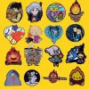 High Quality Cute Anime Badge Howls Moving Castle Enamel Pin Men and Women Backpack Pin Brooch - Howl's Moving Castle Shop