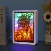 Paper Cut Light Box Anime Lamp Howls Moving Castle 3D Shadow Box Frames Pictures Customize 3D 2 - Howl's Moving Castle Shop