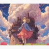 Howls Moving Castle Tapestry Official kaliuchisshop Merch