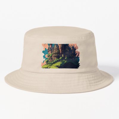 Moving Castle Flying Bucket Hat Official Howls Moving Castle Merch