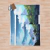 Painting Moving Castle Throw Blanket Official kaliuchisshop Merch