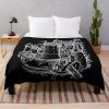 Howls Moving Castle   Classic Throw Blanket Official kaliuchisshop Merch