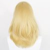 Anime Howl s Moving Castle Wizard Howl Cosplay Short Blonde Yellow Wig With Howl Earrings Necklace 3 - Howl's Moving Castle Shop