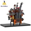 Buildmoc City House Movie Japan Anime Figures Howl Moving Castle Creative Expert Architecture Modular Building Blocks - Howl's Moving Castle Shop