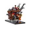 Buildmoc City House Movie Japan Anime Figures Howl Moving Castle Creative Expert Architecture Modular Building Blocks 2 - Howl's Moving Castle Shop