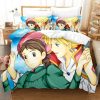 Cartoon Movie Howl s Moving Castle Bedding Set Anime Duvet Cover Pillowcase Kids Bed Set Twin.jpg 640x640 1 - Howl's Moving Castle Shop