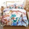 Cartoon Movie Howl s Moving Castle Bedding Set Anime Duvet Cover Pillowcase Kids Bed Set Twin.jpg 640x640 4 - Howl's Moving Castle Shop