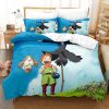 Cartoon Movie Howl s Moving Castle Bedding Set Anime Duvet Cover Pillowcase Kids Bed Set Twin.jpg 640x640 6 - Howl's Moving Castle Shop