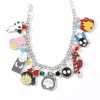 Cute Studio Ghibli Miyazaki Hayao Anime Charm Bracelet Femme With Totoro Spirited Away No Face Man 2 - Howl's Moving Castle Shop