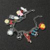 Cute Studio Ghibli Miyazaki Hayao Anime Charm Bracelet Femme With Totoro Spirited Away No Face Man 3 - Howl's Moving Castle Shop