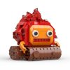 Fire Demon Calcifer Anime Miyazakied Hayao Howls Moving Castle Figure Building Block Kit Porco RossoRed Pig 1 - Howl's Moving Castle Shop