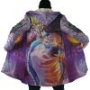 Trippy Howls Moving Castle SG AOP Hooded Cloak Coat NO HOOD Mockup - Howl's Moving Castle Shop