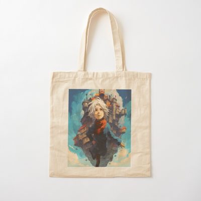 Howl'S Moving Castle Poster Tote Bag Official Haikyuu Merch