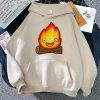 Anime Howl s Moving Castle Hoodies Cute Calcifer Hanging on Wood Winter Women Hoodie Spring Autumn 11.jpg 640x640 11 - Howl's Moving Castle Shop