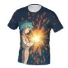 Howls Moving Castle T Shirt Young Howl Firework Awesome Polyester Beach T Shirt Short Sleeve Graphic 2 - Howl's Moving Castle Shop