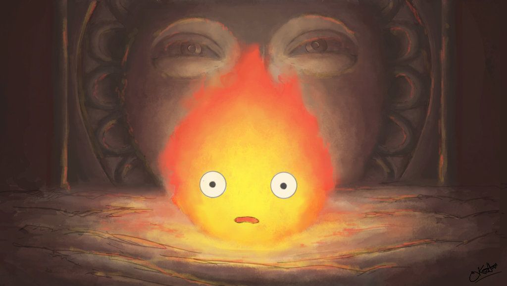 Calcifer howl's moving castle