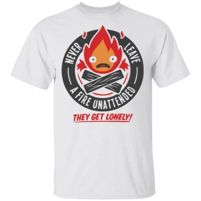 Howl’s Moving Castle Never Leave a Fire T-Shirt